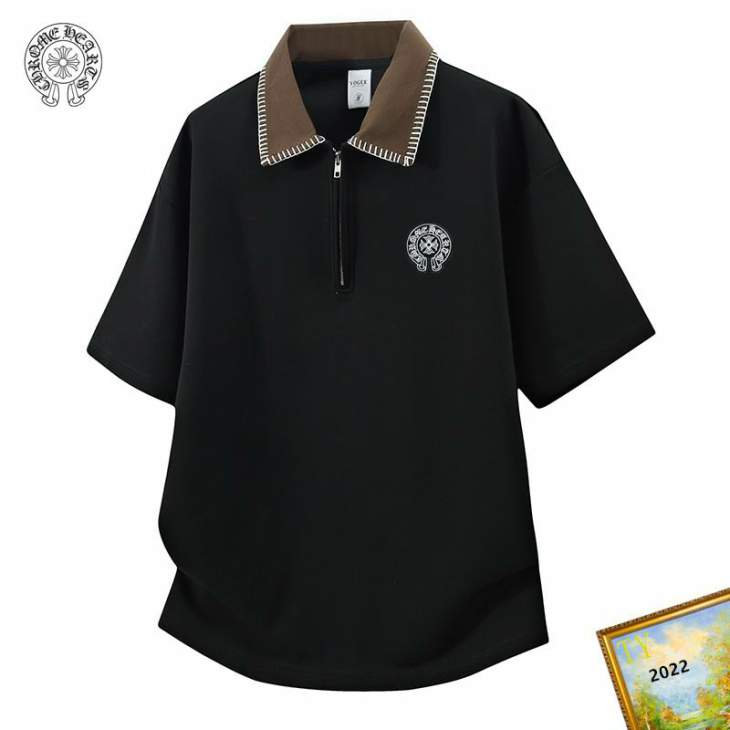 Picture of Chrome Hearts Polo Shirts Short _SKUChromeHeartsM-4XL25tr2528636